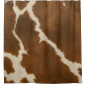 モダンエレガントフェイク革コレクション シャワーカーテン (正面)