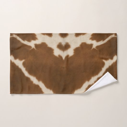 モダンエレガントフェイク革コレクション バスタオルセット (ハンドタオル)