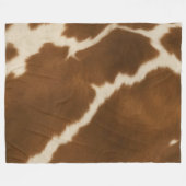 モダンエレガントフェイク革コレクション フリースブランケット (正面(横))