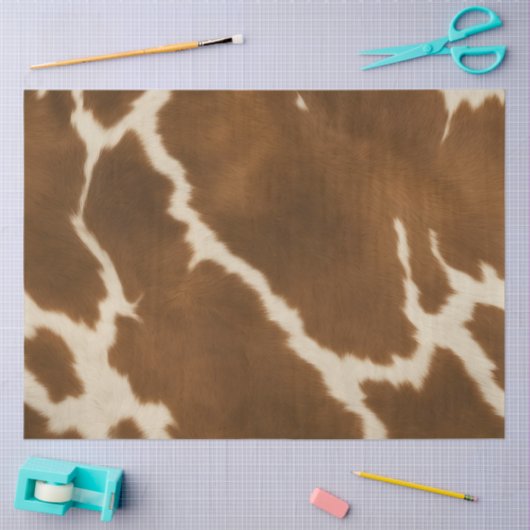 モダンエレガントフェイク革コレクション 薄葉紙 (クラフト)