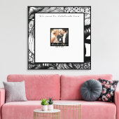 モダンエレガントフォトゲストブックキャンバス キャンバスプリント (インサイチュ (リビング))