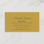 モダンエレガントフォト不動産仲介業者 名刺 (裏面)