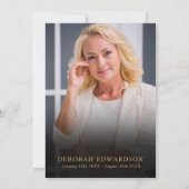 モダンエレガントフローラお祝い 招待状 (裏面)