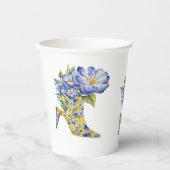 モダンエレガントフローラハイヒール 紙コップ (正面)