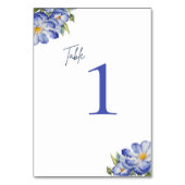 モダンエレガントフローラ表の上部番号記号 テーブルナンバー (裏面)