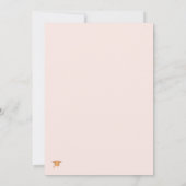 モダンエレガントフローラ金ゴールド卒業写真 案内状 (裏面)