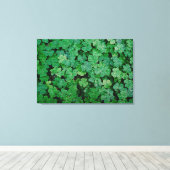 モダンエレガントフローラ キャンバスプリント (インサイチュ (ウッドフロア))