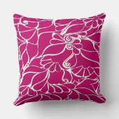 モダンエレガントフローラ クッション (裏面)