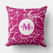 モダンエレガントフローラ クッション (正面)