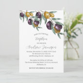 モダンエレガントフローラ |バプテスマ 招待状 (スタンド正面)