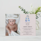 モダンエレガントフローラ |バプテスマ 招待状 (スタンド正面)