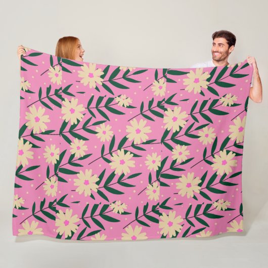 モダンエレガントフローラ フリースブランケット (インサイチュ)