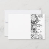 モダンエレガントフローラ 出欠カード (裏面)