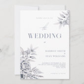 モダンエレガントフローラ 招待状 (正面)