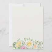 モダンエレガントフローラ 招待状 (裏面)