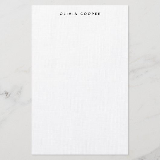 モダンエレガントブラック  便箋 (正面)