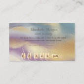 モダンエレガントプロフェッショナルカラフル ロイヤリティカード (裏面)