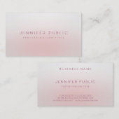 モダンエレガントプロフェッショナルシンプルシックテンプレート 名刺 (正面/裏面)