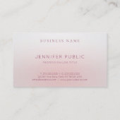 モダンエレガントプロフェッショナルシンプルシックテンプレート 名刺 (裏面)