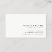 モダンエレガントプロフェッショナルシンプルテンプレート 名刺 (正面)