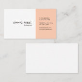 モダンエレガントプロフェッショナルシンプルテンプレート 名刺 (正面/裏面)