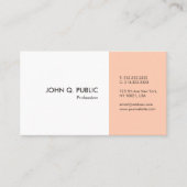 モダンエレガントプロフェッショナルシンプルテンプレート 名刺 (正面)