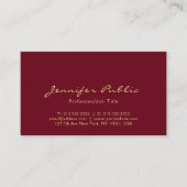 モダンエレガントプロフェッショナルシンプルテンプレート 名刺 (正面)