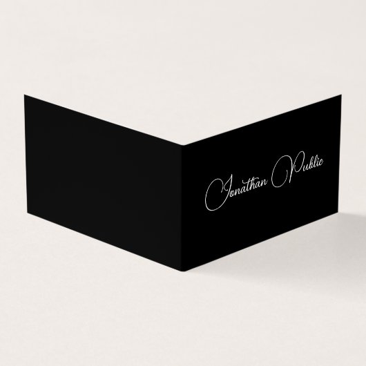 モダンエレガントプロフェッショナルタイポグラフィ 名刺 (外部)