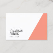 モダンエレガントプロフェッショナルテンプレートクラス 名刺 (正面)