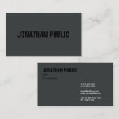 モダンエレガントプロフェッショナルテンプレート 名刺 (正面/裏面)