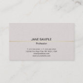 モダンエレガントプロフェッショナルデザイン 名刺 (裏面)
