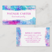 モダンエレガントプロフェッショナルネブラ名刺 名刺 (正面/裏面)