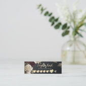 モダンエレガントプロフェッショナルハートバラ ロイヤリティカード (スタンド正面)