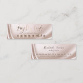 モダンエレガントプロフェッショナルバラ金ゴールドハート、 ロイヤリティカード (正面/裏面)