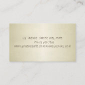 モダンエレガントプロフェッショナルフェイクグリッター 名刺 (裏面)