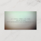 モダンエレガントプロフェッショナル金ゴールド渦巻き旋回,ロータス 名刺 (裏面)