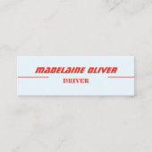 モダンエレガントプロフェッショナル スキニー名刺 (正面)