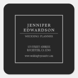 モダンエレガントプロフェッショナル スクエアシール