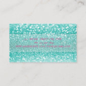 モダンエレガントプロフェッショナル、《写真》ぼけ味、ミキサの花 名刺 (裏面)