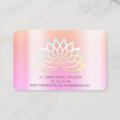 モダンエレガントプロフェッショナル 名刺 (裏面)