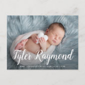 モダンエレガントベビー ポストカード (正面)