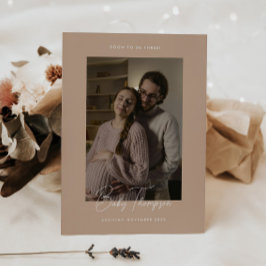 モダンエレガントベージュ 案内状