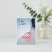 モダンエレガントマッサージセラピスト 割引カード (スタンド正面)