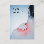 モダンエレガントマッサージセラピスト 割引カード (正面)