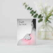 モダンエレガントマッサージセラピスト 割引カード (スタンド正面)