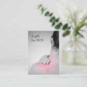 モダンエレガントマッサージセラピスト 割引カード (スタンド正面)