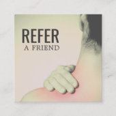 モダンエレガントマッサージセラピスト 紹介カード (正面)