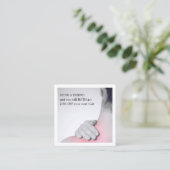 モダンエレガントマッサージセラピスト 紹介カード (スタンド正面)