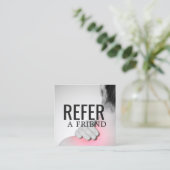 モダンエレガントマッサージセラピスト 紹介カード (スタンド正面)