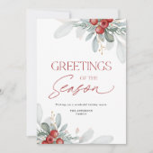 モダンエレガントミニマルの緑 シーズンカード (正面)